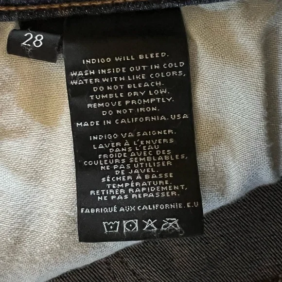 J Brand Indigo Denim Jeans size 27 - Picture 10 of 12